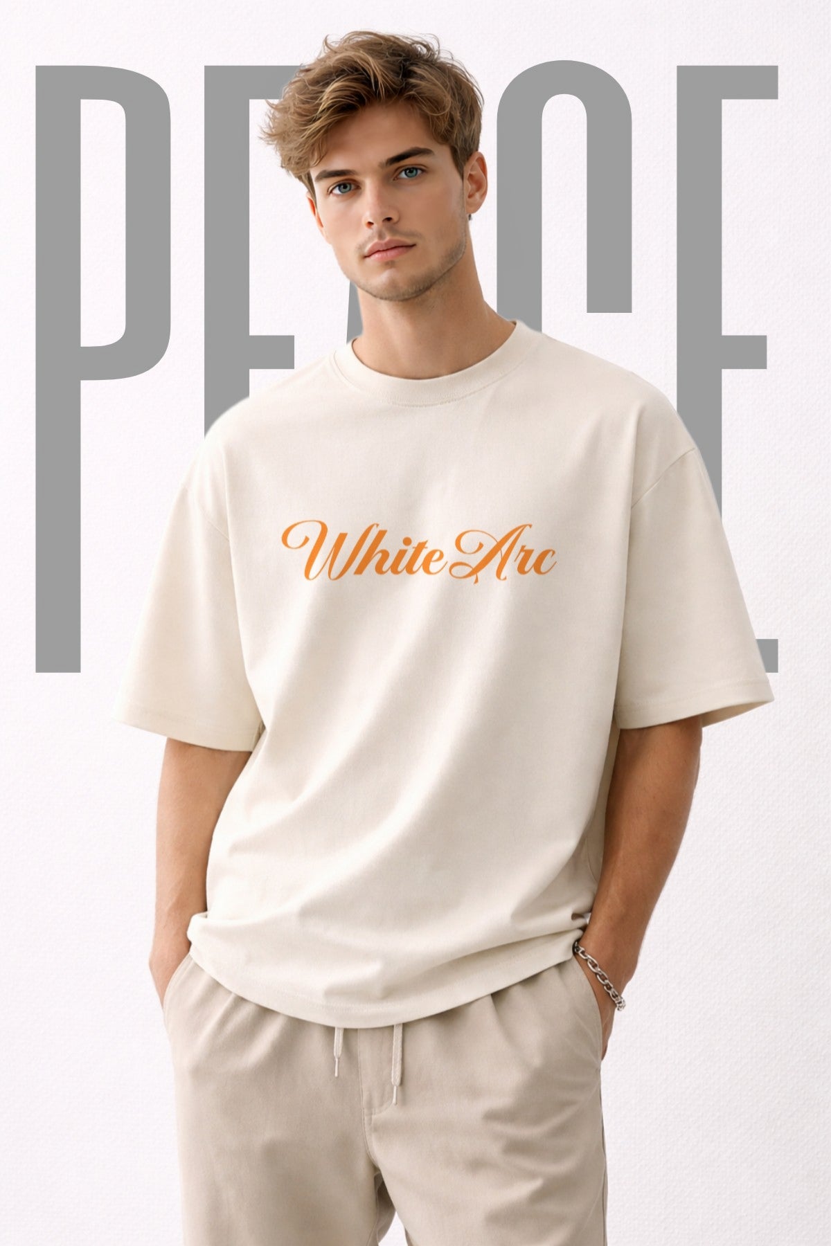 WhiteArc classic oversized tshirt.