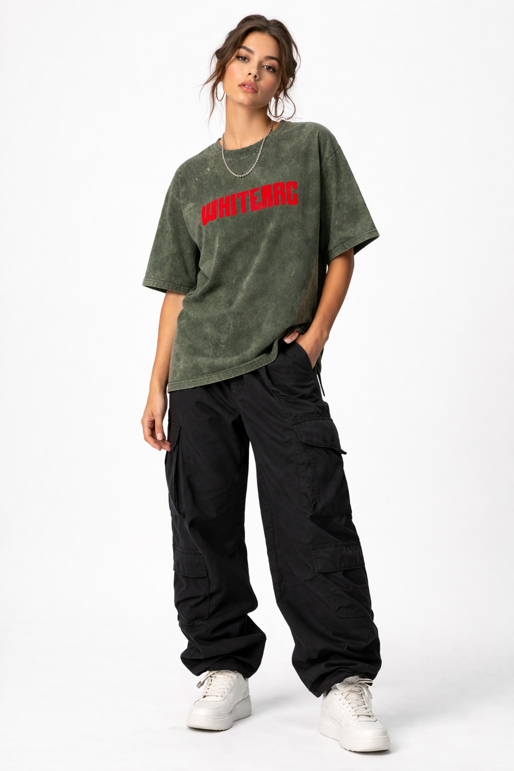 Unisex Acid Washed Oversized Tee